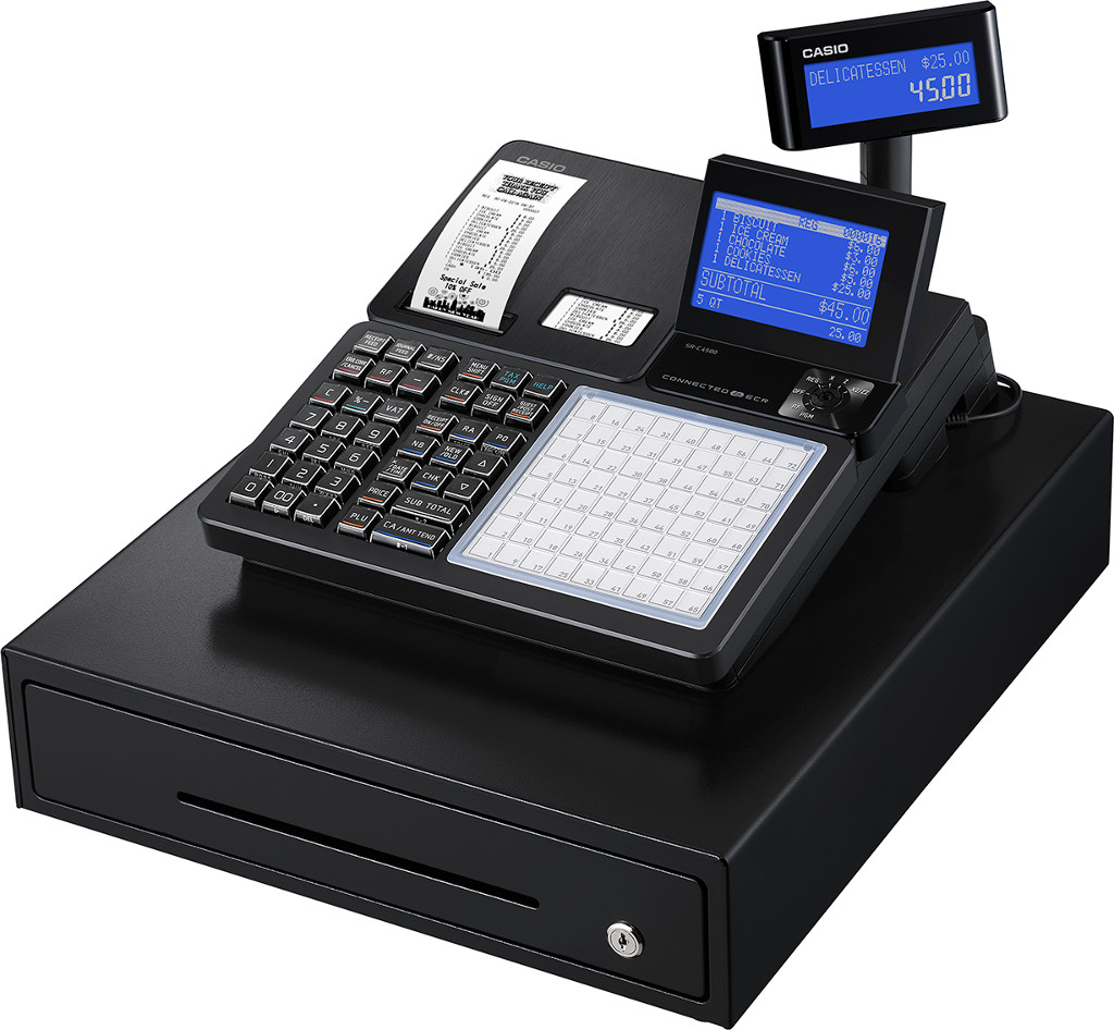 casio touch screen cash register