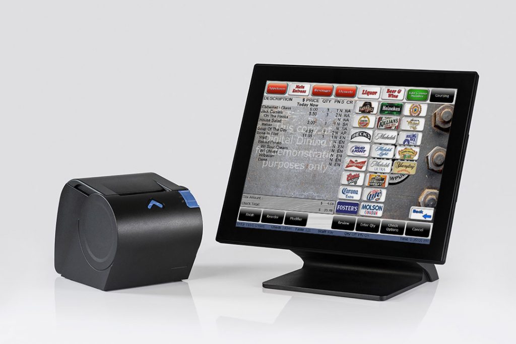 Digital Dining Restaurant POS Software On Toshiba Touch Screen